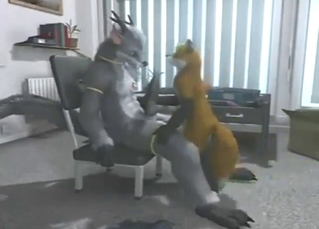 Hot and kinky furry porn movie with gape