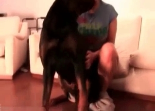 Juicy whore gets banged by a cur